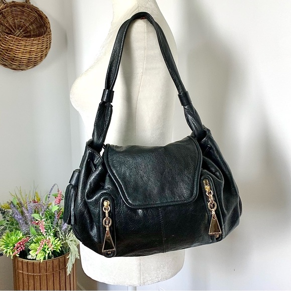 See By Chloe Handbags - See By Chloe Cherry Large Leather Shoulder Bag Black